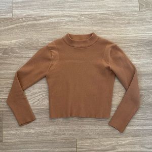 brandy melville mockneck top